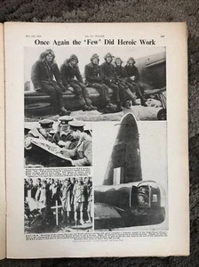 War Illustrated May 16 1941 RAF Wellington Rear Gunner HMS Prince Of Wales WWII - Imagen 1 de 12