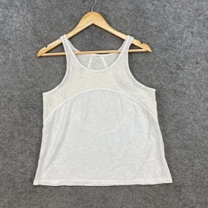 Lorna Jane Womens Tank Top Size S Small Beige Sleeveless Round Neck 3617 - Picture 1 of 12