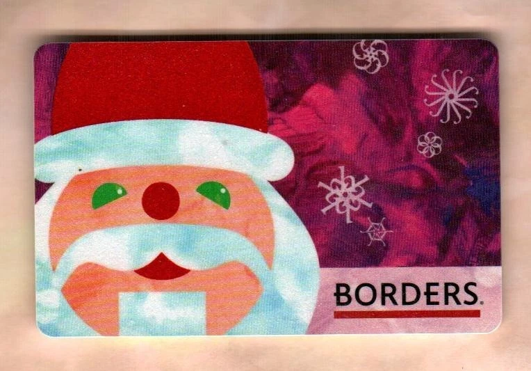 BORDERS Santa Claus ( 2006 ) Gift Card ( $0 ) - Image 1 of 1