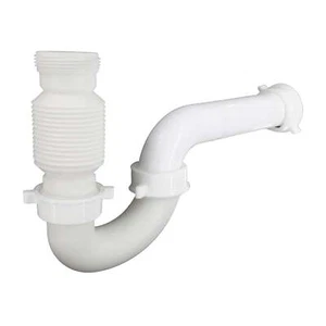 Danco 1-1/2" Plastic Flexible Lavatory/Kitchen Drain Trap, 8.75 in. Depth - Picture 1 of 12