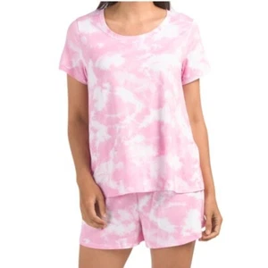 Nuevo Kensie Mangas Cortas Corbata Tye Shortie PJs Set - Imagen 1 de 6