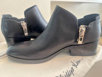 Botines de cuero negro Alexa 3.1 Phillip Lim para mujer 37 EU / 6.5 US NUEVOS $495 Foto 1 de 4