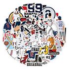 50pcs Baseball Major League MLB Stickers ~ Vinyl Waterproof ~ Matte
