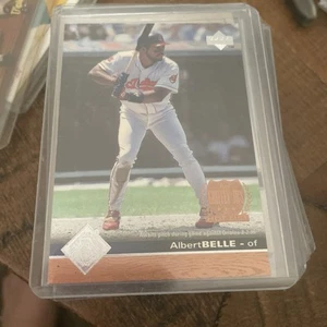 1997 UPPER DECK #419 ALBERT BELLE CLEVELAND INDIANS Sp Me. Griffey Jr Hot List - Picture 1 of 8