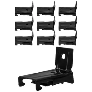 10 Pcs Curtain Track Installation Accessories Rail Brackets Wall Mount - Picture 1 of 12