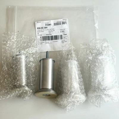 Hafele 634.62.584 铝制家具脚高调节 M8 螺栓 100 毫米(4 件套) — 第 1/4 张图片