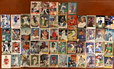 MLB Baseball Rookie Card Lot of 53 Witt Cole Canseco Volpe Martinez Jones Thomas - Image 1 of 4