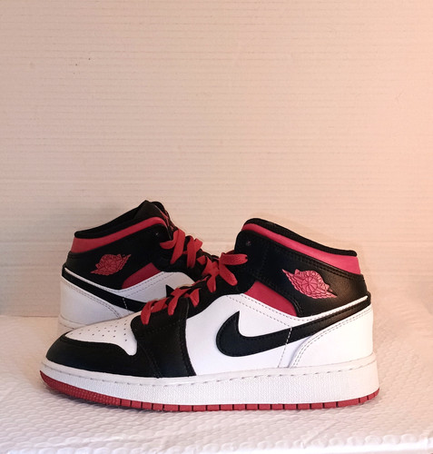 Taglia 5 Air Jordan 1 Mid Gym punta rossa nera