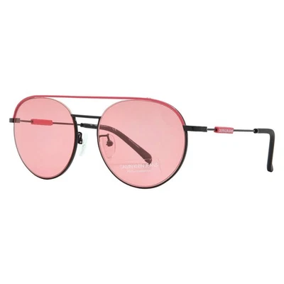 Gafas de sol unisex redondas rosas Calvin Klein CKJ18106SA 002 56 CKJ18106SA 002 56 Foto 1 de 4