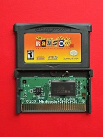 River City Ransom EX Game Boy Advance Nintendo GBA Authentic Saves NES 8 Bit VTG