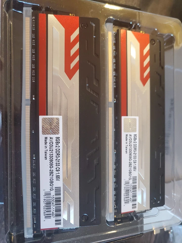 Avexir 16GB(8gbx2) DDR3 C9 1.65v - Image 1 of 3