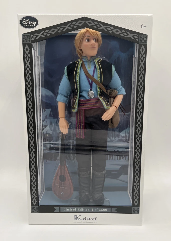 Disney Limited Edition 17" Kristoff Doll Frozen Wave 3 Le #1619