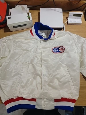 Vintage USA Olympic Jacket General Elextric Xtra Large Swingster 1984 Baseball. - Image 1 of 4