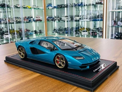 MR Collection Lamborghini Countach LPi 800-4 Blue Limited 49pcs [1/18 Resin] - Image 1 of 4