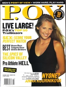 PoV Point of View October 1999 Anna KoUrNiKoVa Chris CoRneLL Merv GriFFiN - Picture 1 of 1
