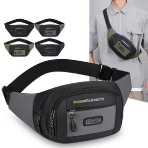 Large Capacity Multifunctional Waist Bag Men Running Pouch Travel - Picture 1 of 16