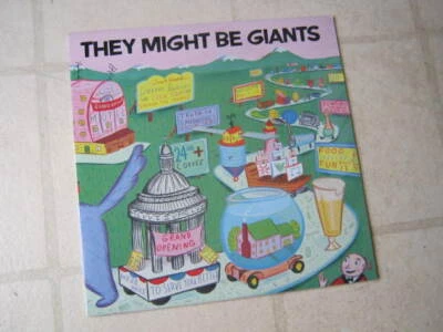 THEY MIGHT BE GIANTS 1986 "SELF-TITLED/THE PINK ALBUM" NEW/SEALED ORGNL DEBUT LP - Image 1 of 3