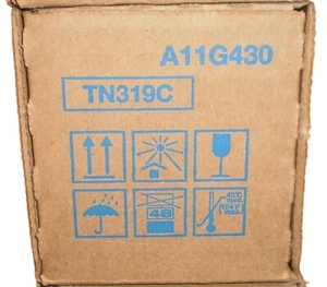 Genuine Konica Minolta TN319C Toner - A11G430 Cyan - Bizhub C220, C280, C360 - Picture 1 of 2