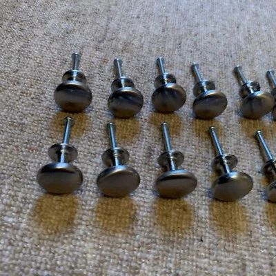 Brushed Metal Drawer Pull X 12 -Used Briefly - Image 1 of 4