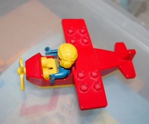 Lego Duplo avión aviador hélice piloto - Imagen 1 de 2