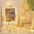 3D 20 Led Acorn/Golden Leaves/Sock String Lights Battery Operated With 8 Modes