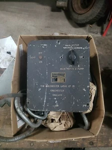 Clausing colchester Lathe 13" Motor And Pump Controls - Picture 1 of 9