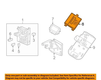 Used Fuel Pump Control Module fits: 2015 Chevrolet Impala Fuel Pump LH rear comp Foto 1 de 3