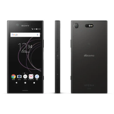 Sony Xperia XZ1 Compact schwarz Android Smartphone entsperrt sehr gut gebraucht Japan - Bild 1 von 4