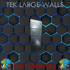 Tek Large Walls Ark Survival Ascended PVE Fast Delivery - Picture 1 of 1