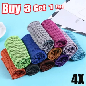Instant Cooling Gym Neck Towel Fast Drying Travel Sports Beach Camping Swimming - Picture 1 of 16