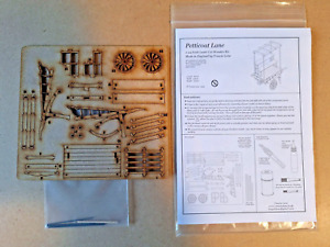 1:24 Scale Laser Cut Petticoat Lane Cart Wooden Kit
