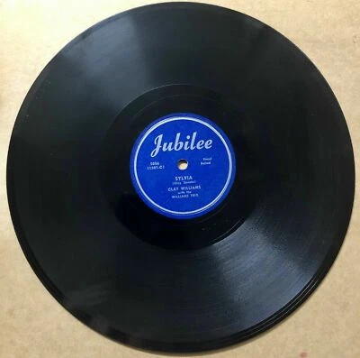 Клей Уильямс 1951 R&B JAZZ 78 Sylvia / Don't Make A Fool Out Of Me JUBILEE HEAR - Изображение 1 из 2