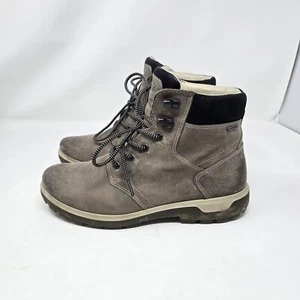 ECCO Women’s Gora Gtx Gore-Tex Boots Grey Size 41 - Picture 1 of 11