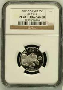 2008 S Silver Alaska NGC PF70 Ultra Cameo - Picture 1 of 2