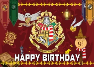 HB Banner Harry Potter Party Supplies Paper Tableware Birthday Napkins Decor - Picture 1 of 34