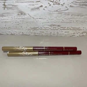 Loreal Lip Precision Automatic Lip Liner Burgundy Sold as Picture SEALED (2pcs) - Picture 1 of 2