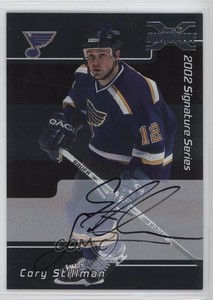 2002 ITG Be A Player Signature Series 2001-02 Buybacks Cory Stillman #123 Auto