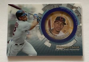 Moneta medaglione commemorativa aggiornamento Topps 2020 TBC-FL Francisco Lindor - Foto 1 di 4