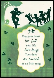 Greeting Card - Fiddler Leprechaun - St. Patrick's Day - 0113 - Picture 1 of 2