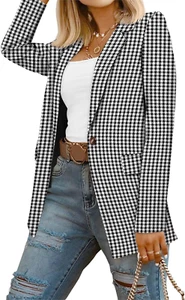 Women Business Casual Blazers with Lined Professional Work Suit Jacket with Pock - Picture 1 of 4