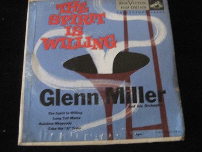 Glenn Miller and His Orchestra -The Spirit Is Willing  RCA EP 45 RPM 7" Swing Foto 1 de 4