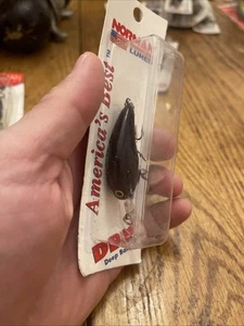 Vintage Norman Lures Classic Deep Baby N Fishing Lure New in Package NOS Blk Dbn - Picture 1 of 7