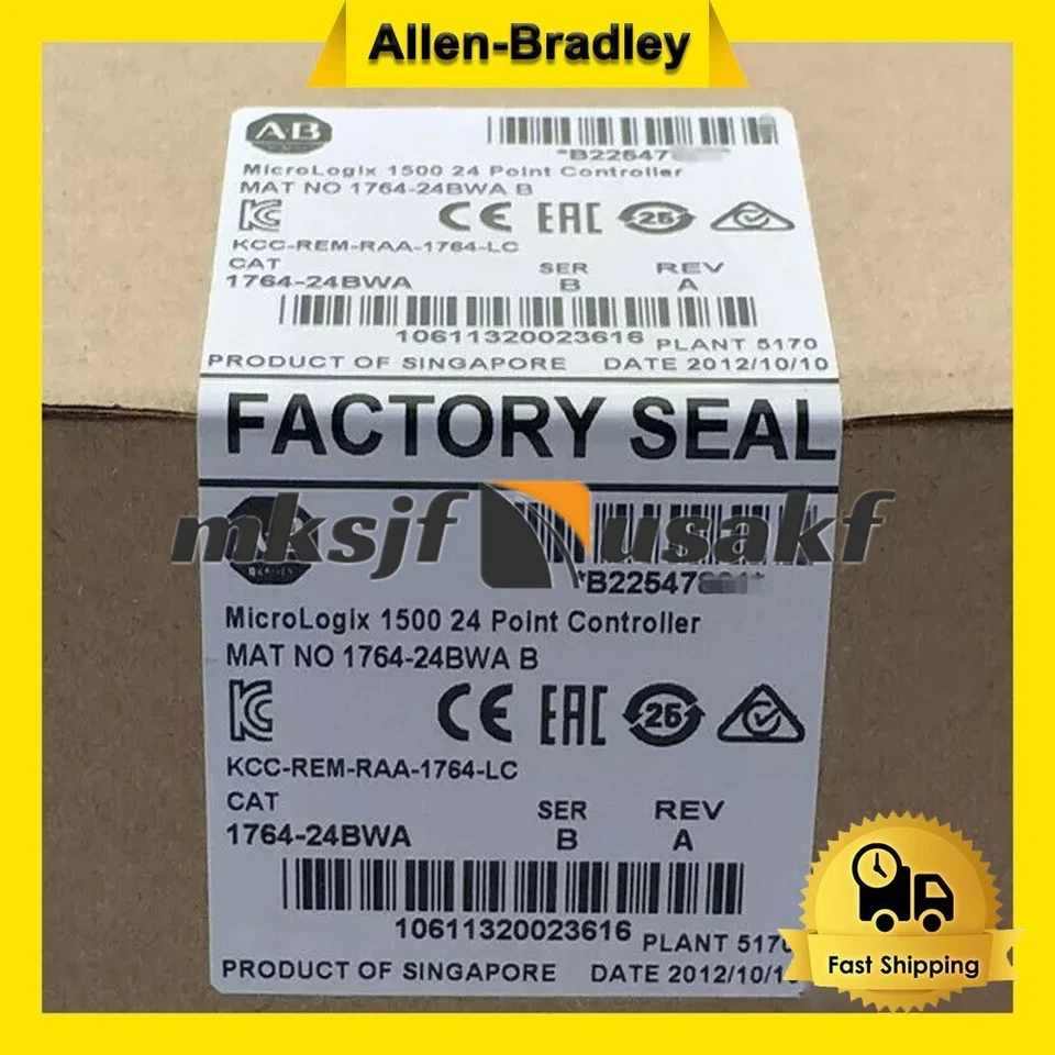 New AB 1764-24BWA SER B MicroLogix1500 24 Point Controller US US Free tax - Image 1 of 4