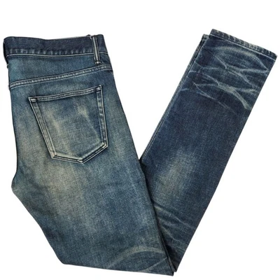 Jeans skinny John Elliott The Cast 2 feito no Japão botão desbotado mosca 5 bolsos 32x33 - Imagem 1 de 4