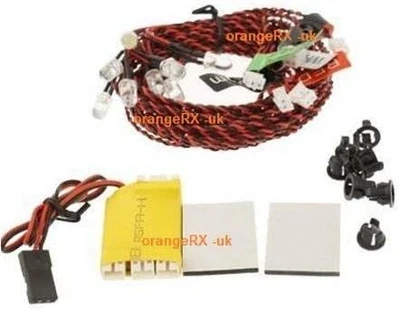 RC LED Lighting System NAV Lights Navigation LEDs - Plane Heli Quad FAA - Image 1 of 4