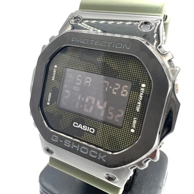 Casio G-Shock GM-5600B-3JF Steel Military Camo Men's Watch Working - Image 1 of 4