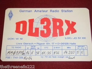 QSL FUNKKARTE - DL3RX - DEUTSCHLAND - 1998 - Bild 1 von 1