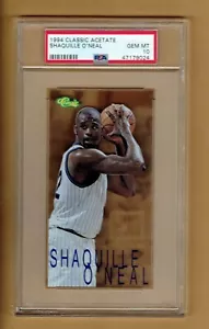 1994-95 Classic Acetate Shaq O'Neal PSA 10 Pop 2 - Picture 1 of 2