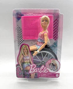 Mattel - Barbie Fashionistas Puppe im Rollstuhl mit blonden Haaren HJT13 194 Neu - Bild 1 von 7