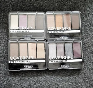 Lot Of 4 Covergirl Eye Enhancers Quad EyeShadow 5.5g/0.19oz ALL NEW! - Picture 1 of 5